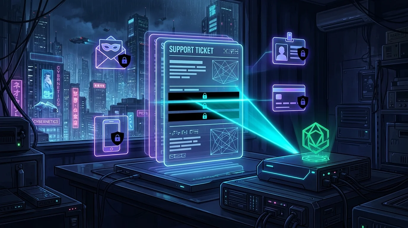 How to Redact PII from Support Tickets in Node.js